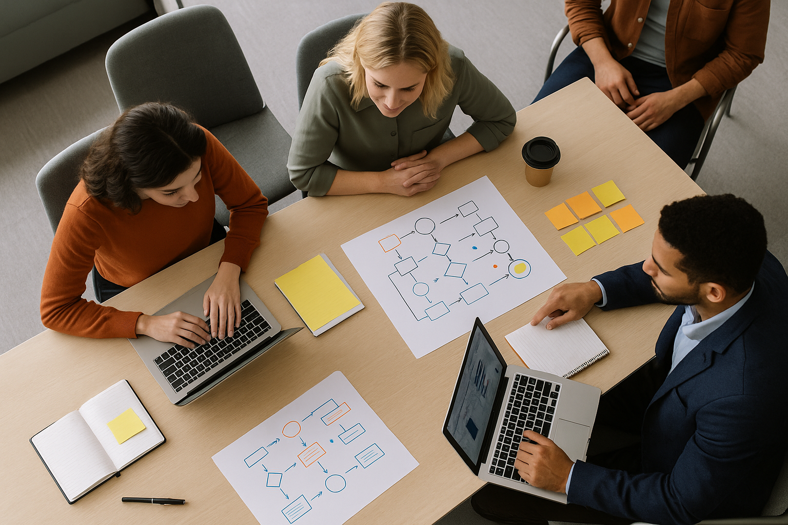 Team collaborating on digital strategy